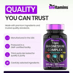 TNVitamins Triple Magnesium Complex 500mg - 120 Capsules - image 7