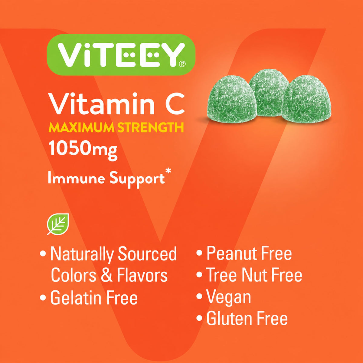 Viteey Vitamin C Gummies for Adults & Teens