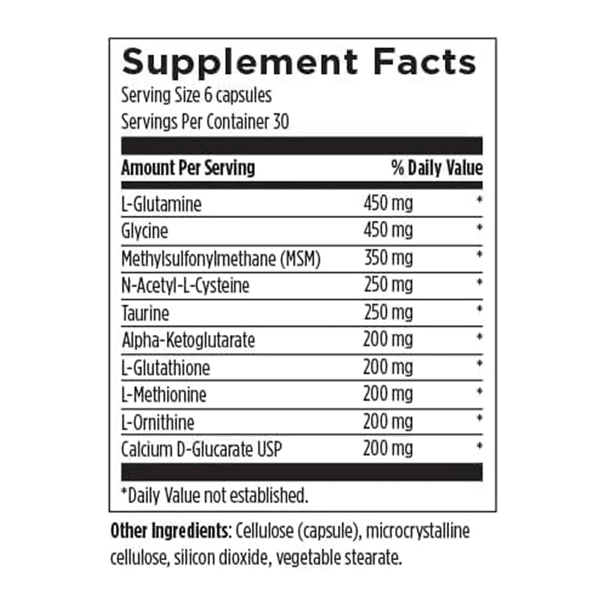 Designs for Health Amino-D-Tox Liver Support - 180 Capsules - image 6