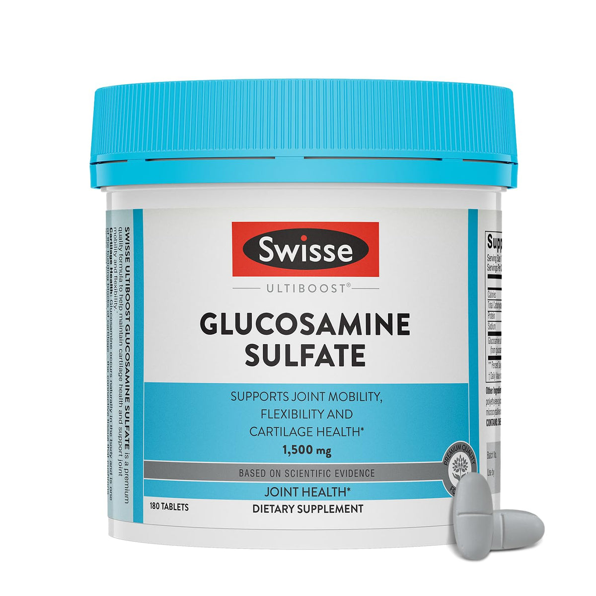 Swisse Glucosamine Sulfate 1500mg Joint Support - 180 Tablets