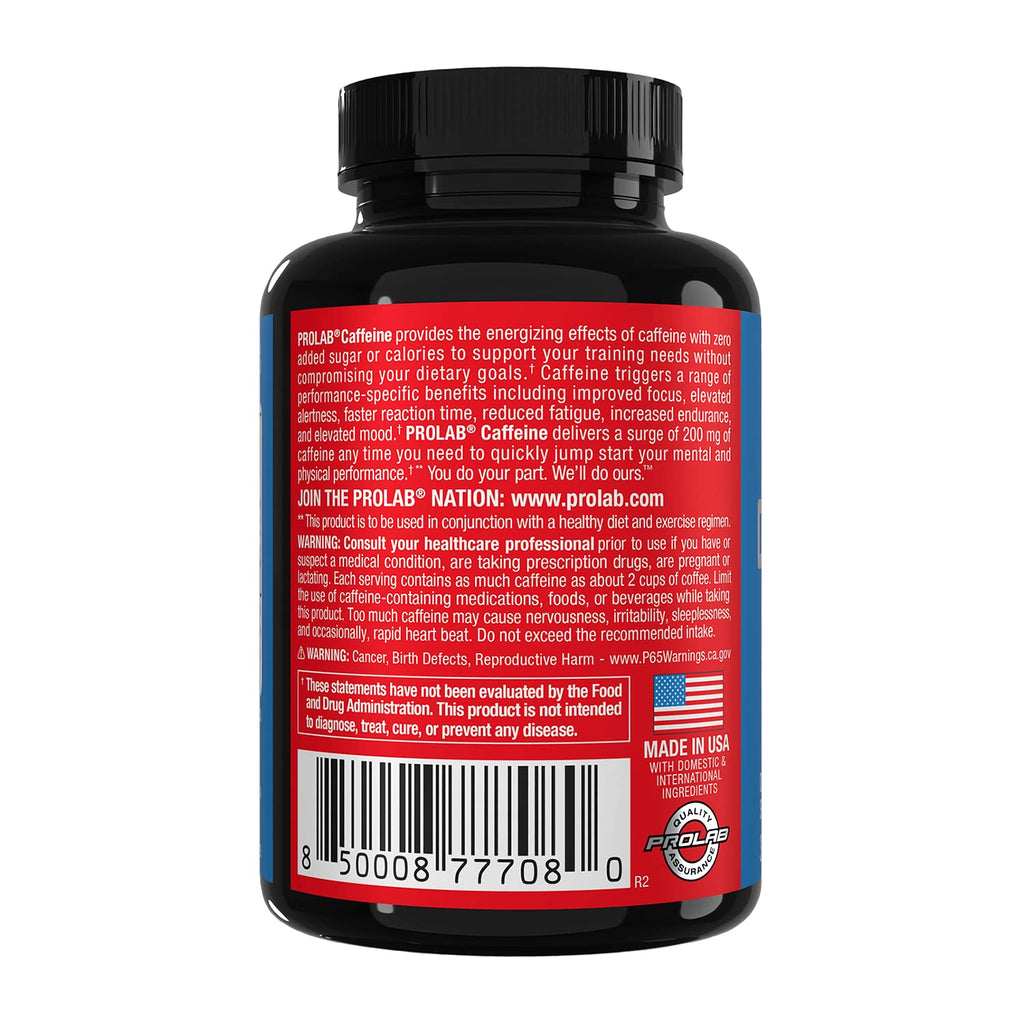 ProLab Caffeine Tablets 200mg