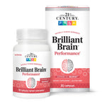 21st Century Brilliant Brain Nootropic Capsules for Cognitive Support