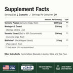 Vimerson Health Moringa 4:1 Extract with Turmeric Capsules - 60 Count - image 2