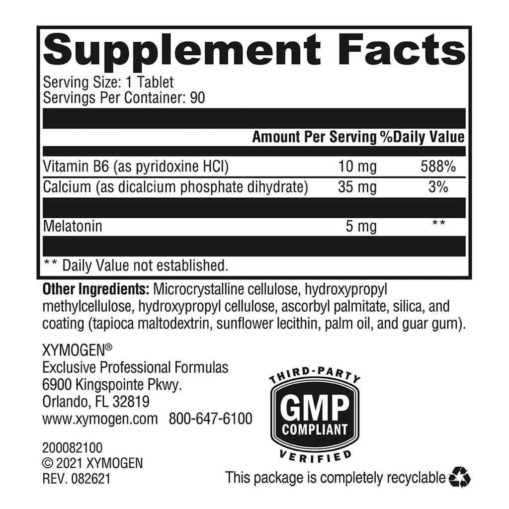 XYMOGEN Melatonin CR Sleep Support - 90 Tablets - image 2