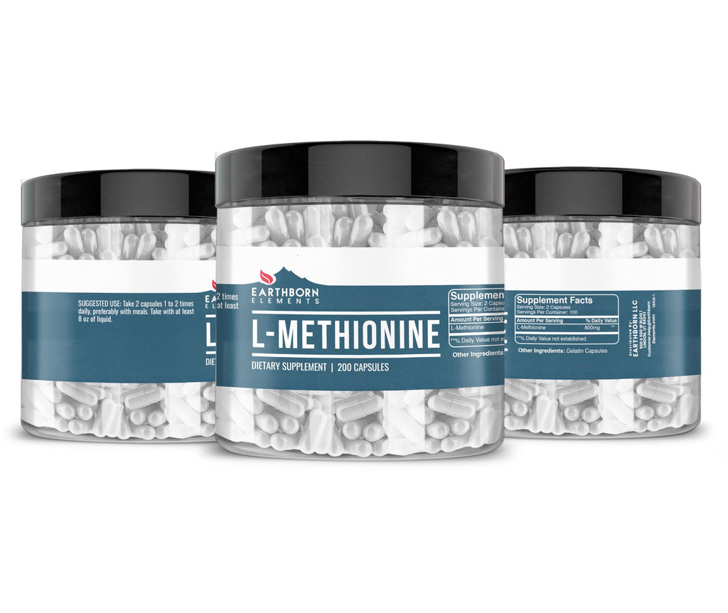 Earthborn Elements L-Methionine - 200 Capsules - image 4