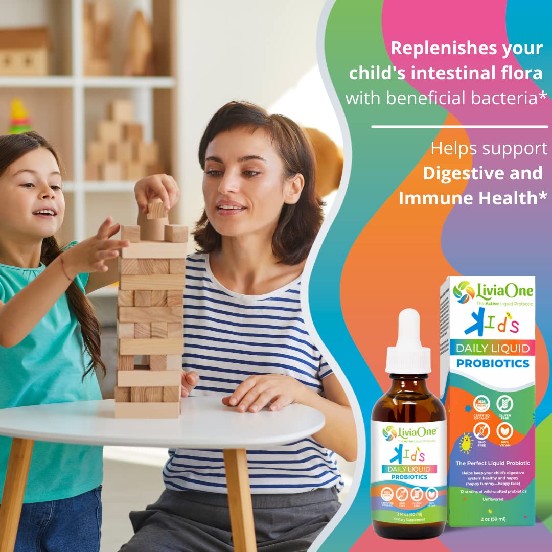 LiviaOne Daily Liquid Probiotics for Kids - 2 Fl Oz - image 4