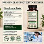 AMVILAB Proteolytic Enzymes Trypsin & Chymotrypsin - 60 Capsules - image 3