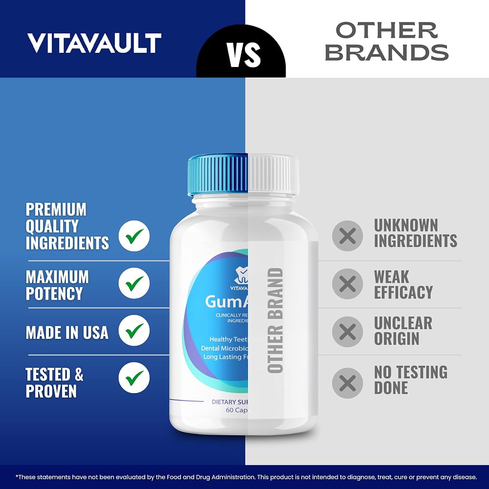 Vitavault GumAktiv Capsules Dental & Gum Health - 300 Capsules - image 7