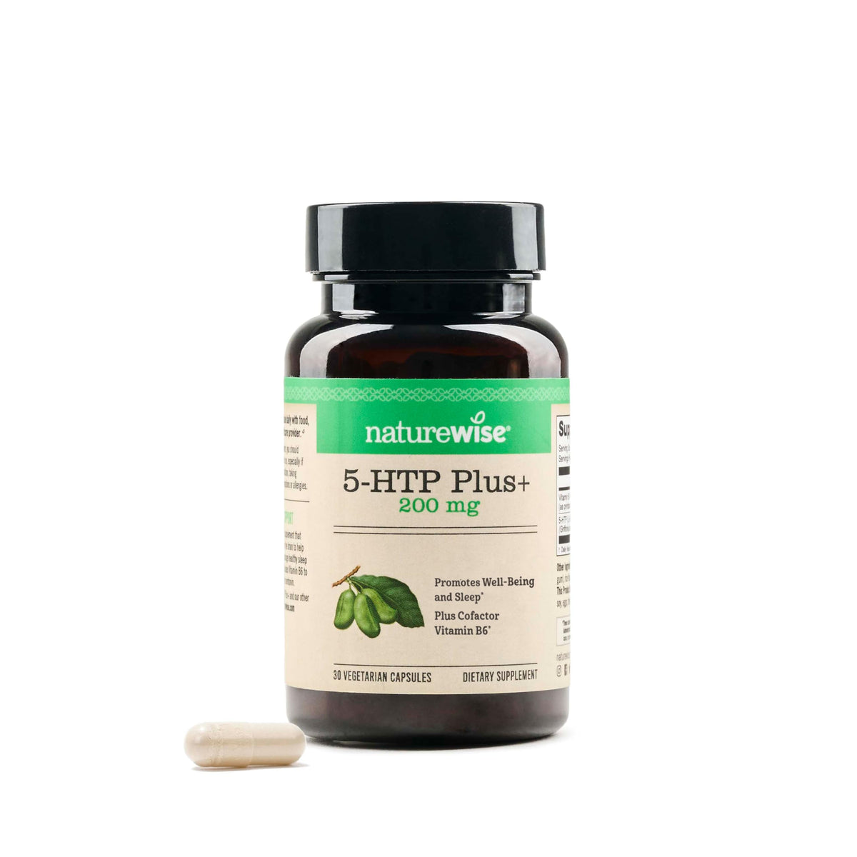 NatureWise 5-HTP 200mg Mood Support and Sleep Aid - 30 Capsules
