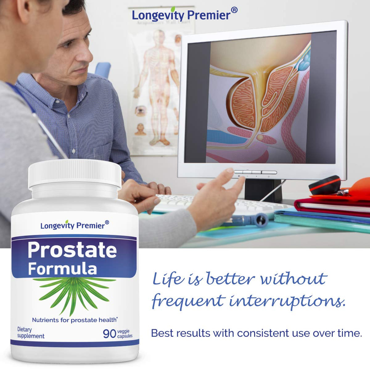 Longevity Prostate Formula with Saw Palmetto Extract - 1 Capsules - image 3