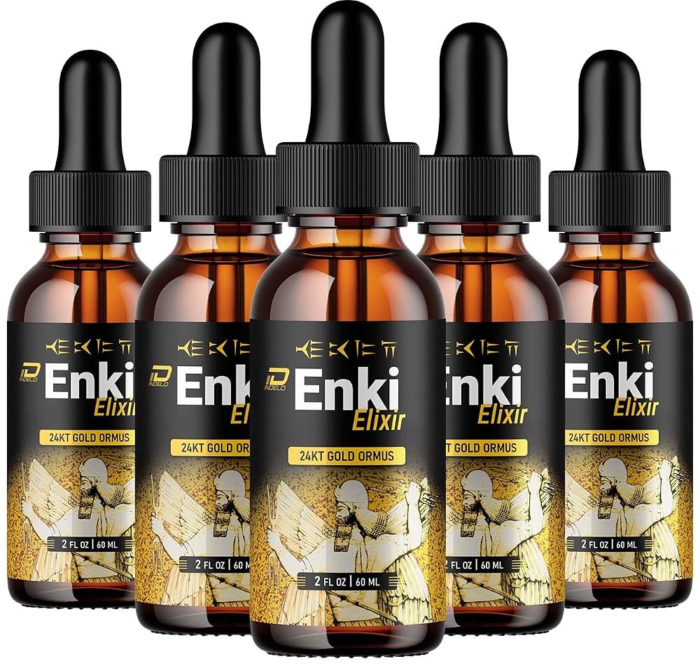 Indelo Enki Elixir Drops Advanced Formula - 5 Pack (10 Fl Oz)