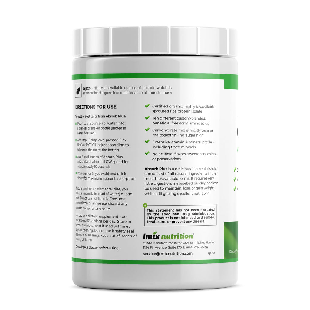 Absorb Plus Vegan Elemental Shake Powder - 2.2 lbs - image 2