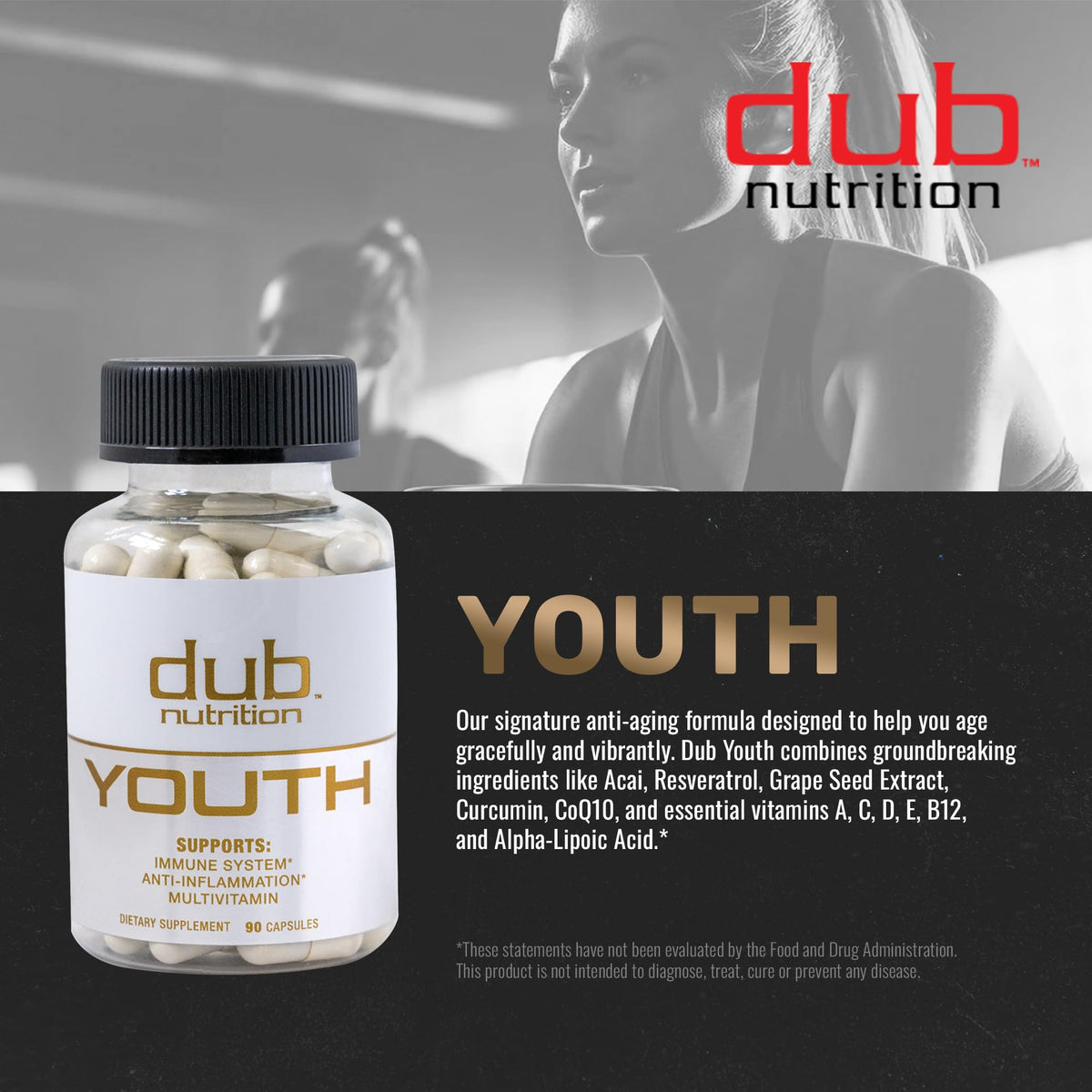 Dub Nutrition Youth Daily Wellness Formula - 90 Capsules - image 4