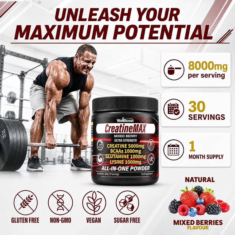 WellBoost CreatineMAX Powder Creatine Monohydrate - 300g - image 7