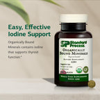 Standard Process Organically Bound Minerals Iodine - 180 Tablets - image 3