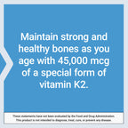 Life Extension Mega Vitamin K2 45 mg - 30 Capsules - image 6
