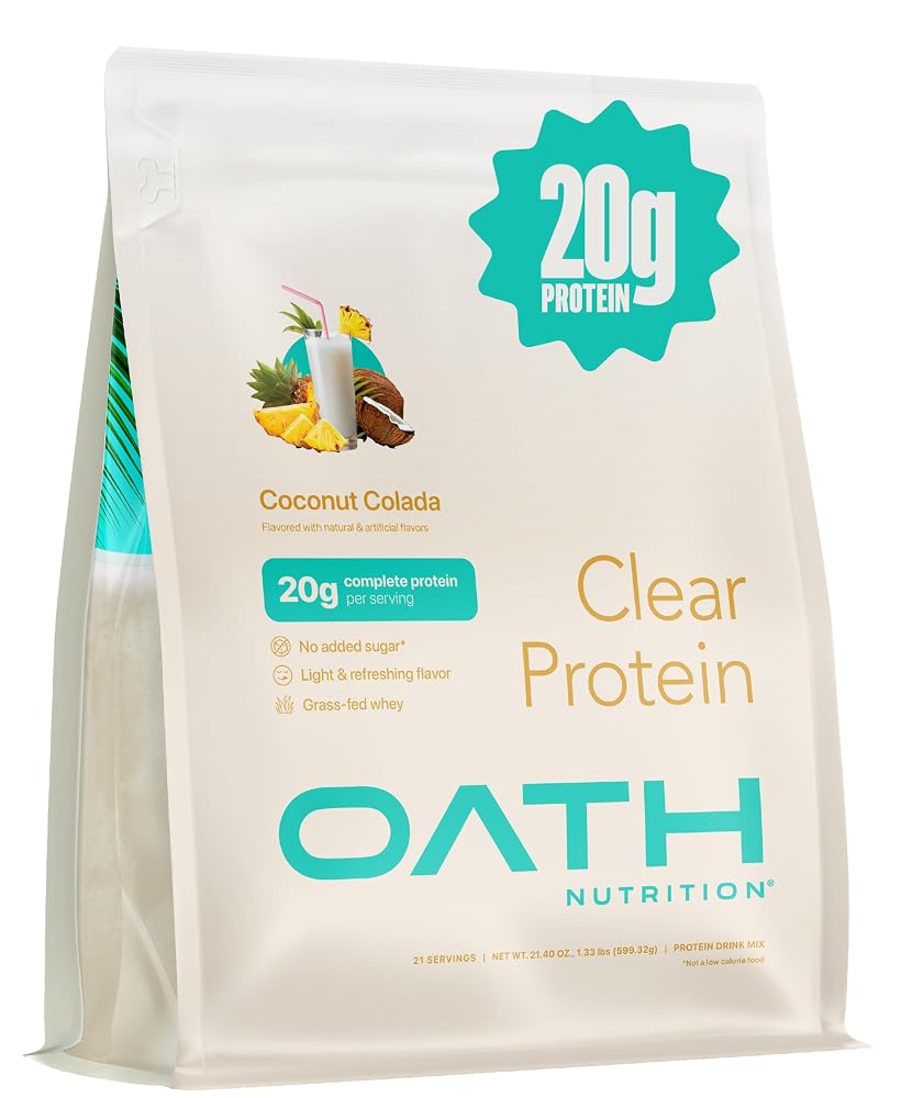 Oath Nutrition Clear Whey Isolate Protein Powder