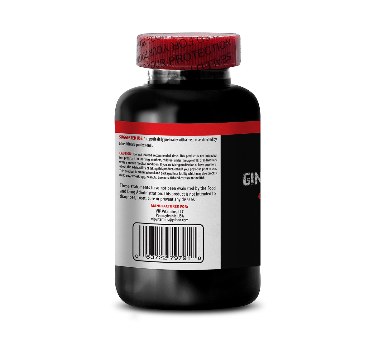 VIP Vitamins Ginkgo Biloba 120mg Brain Supplement - 60 Capsules - image 3