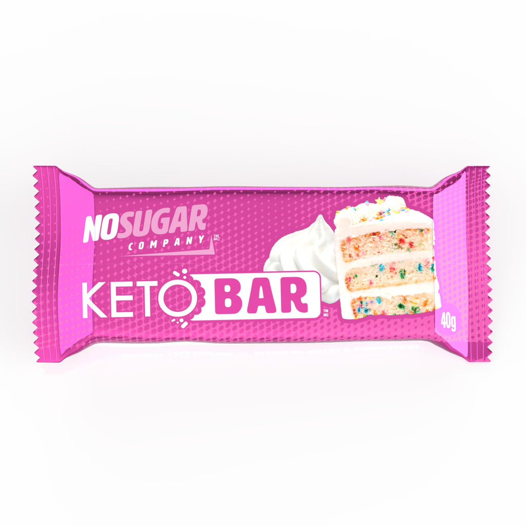 No Sugar Company Keto Bar Birthday Cake - 12 Count - image 7