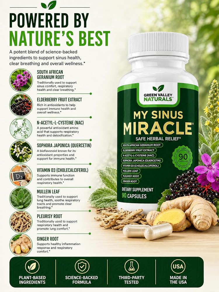 GREEN VALLEY NATURALS My Sinus Miracle - image 3