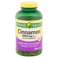 ZVPDVKW Spring Valley Cinnamon 1000 mg - 400 Capsules