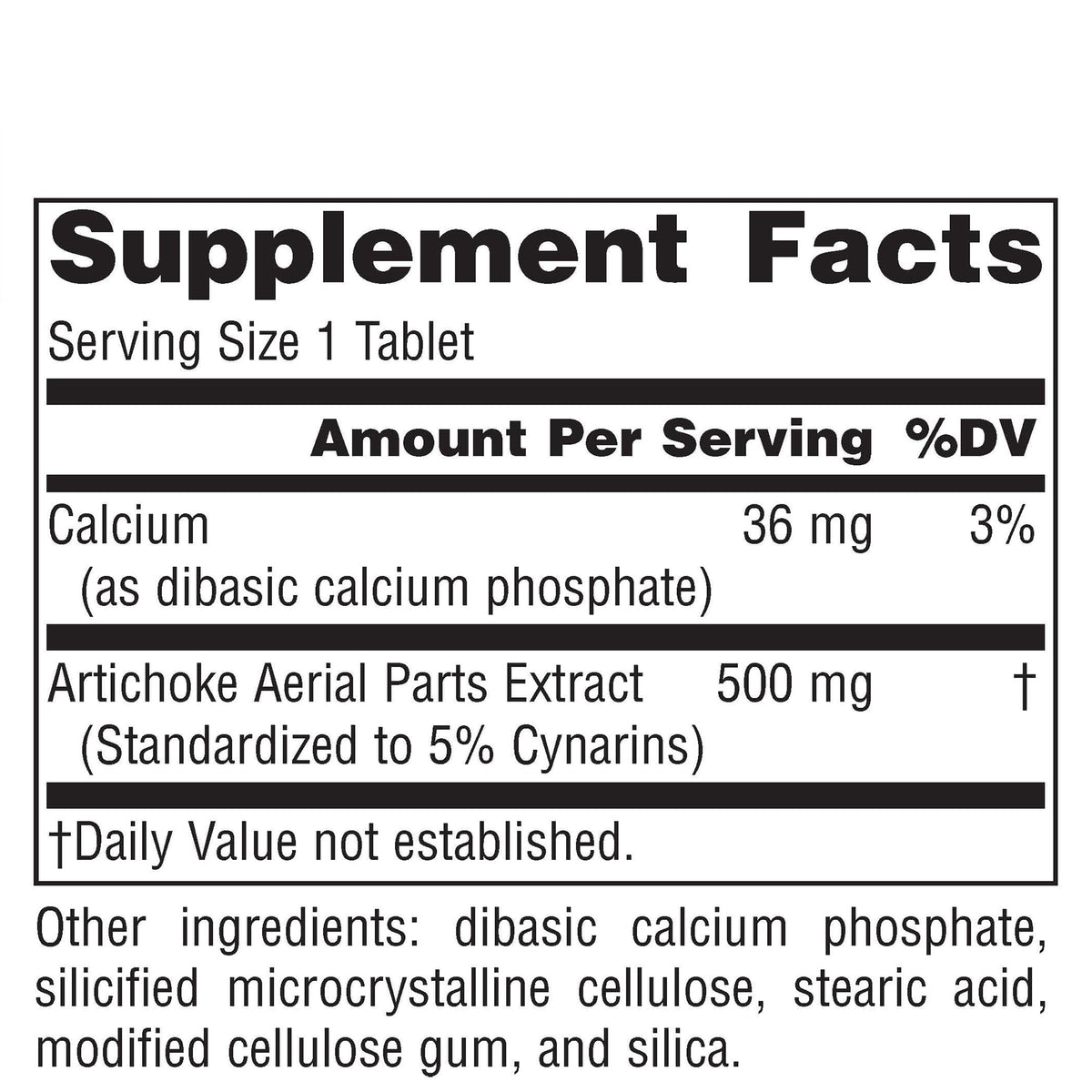 Source Naturals Artichoke Extract 500mg