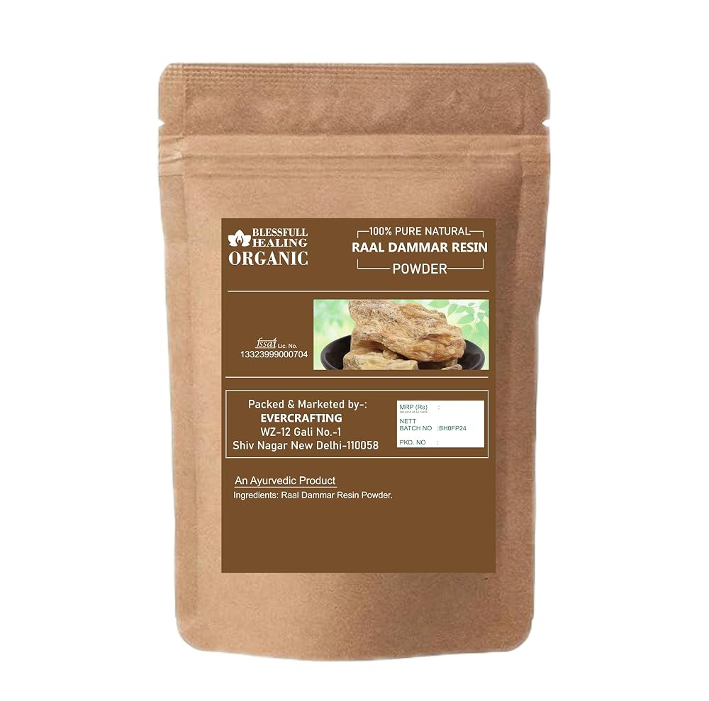 Blessfull Healing Organic Raal Dammar Resin Powder - 300g - image 2