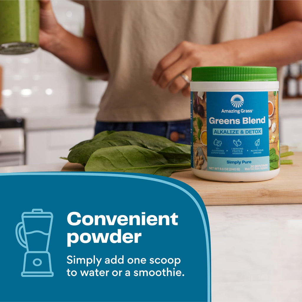 Amazing Grass Greens Blend Alkalize and Detox, 30 Servings - image 3