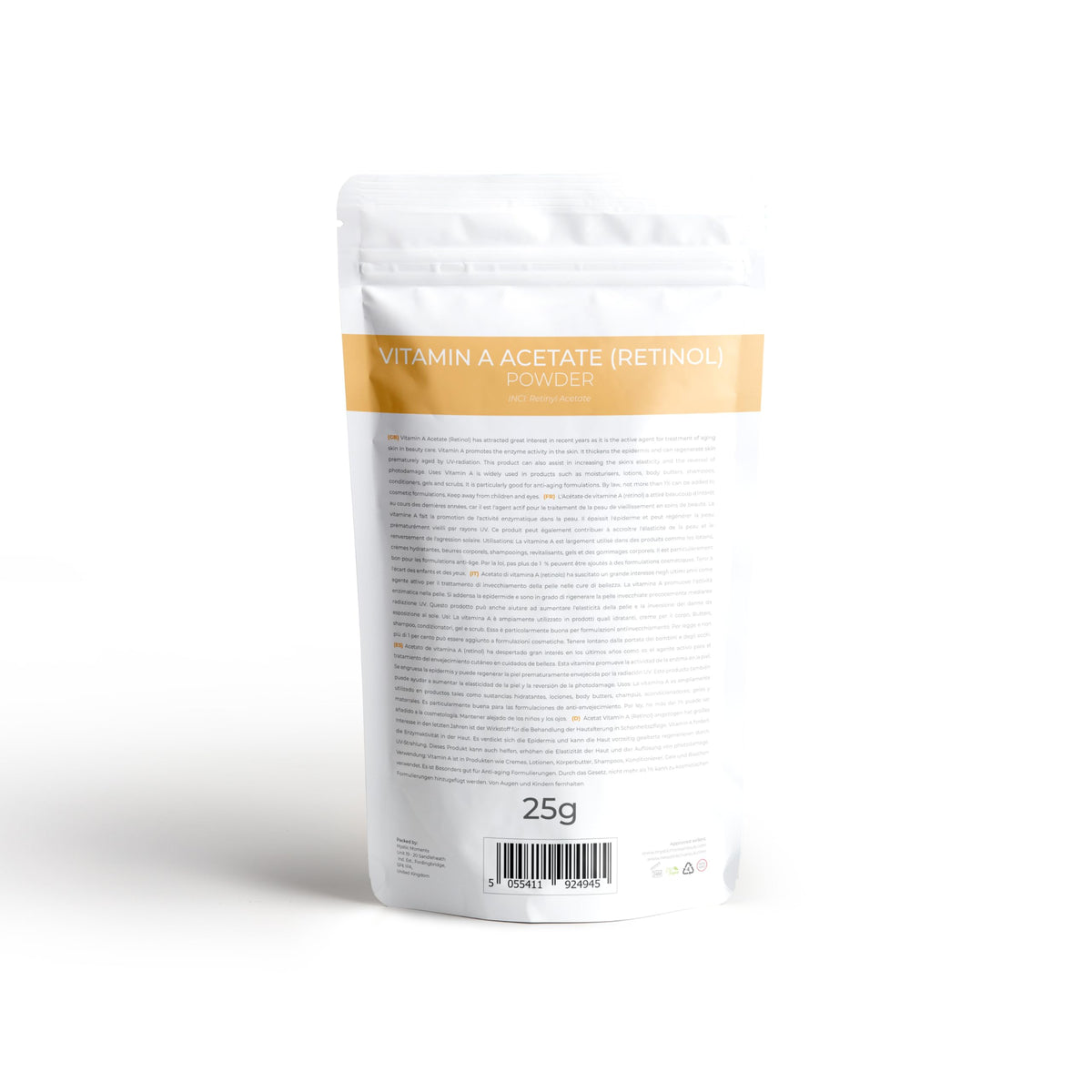 Mystic Moments Vitamin A Acetate (Retinol) 25g - 0.88 oz - image 2