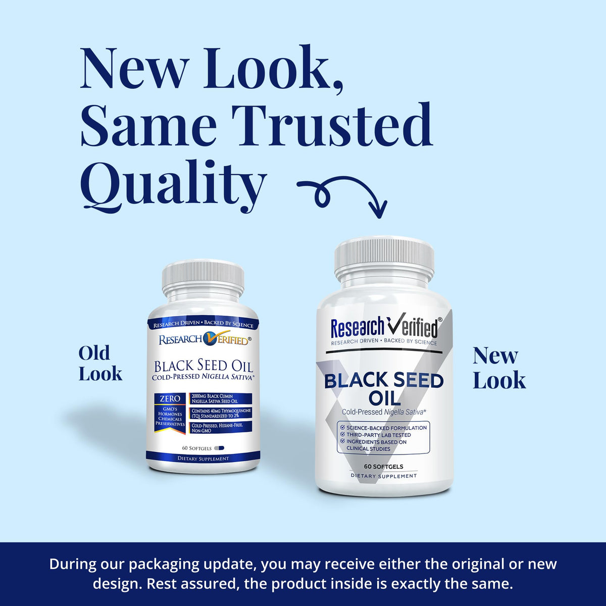 Research Verified Black Seed Oil - 30 Softgels