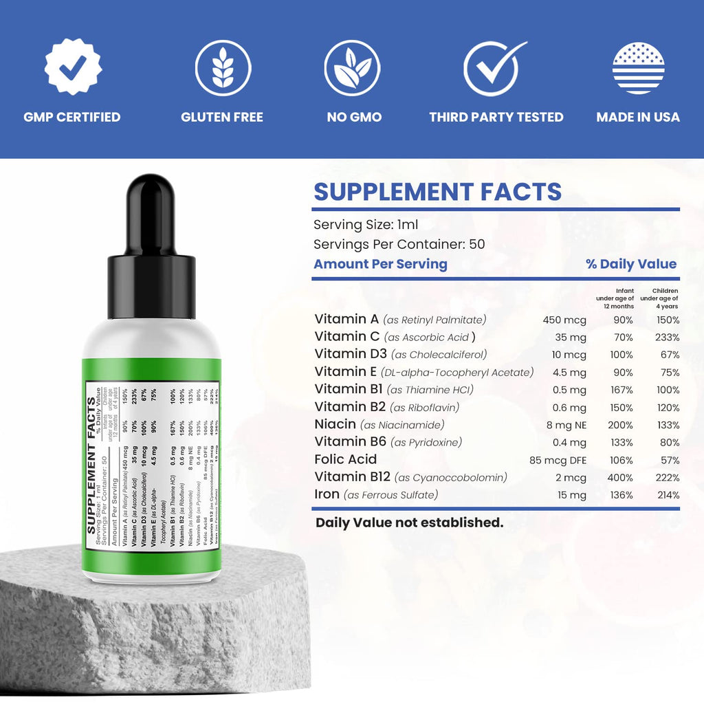 America Medic & Science PediaWell Complete Liquid Multivitamin - 50 mL - image 6