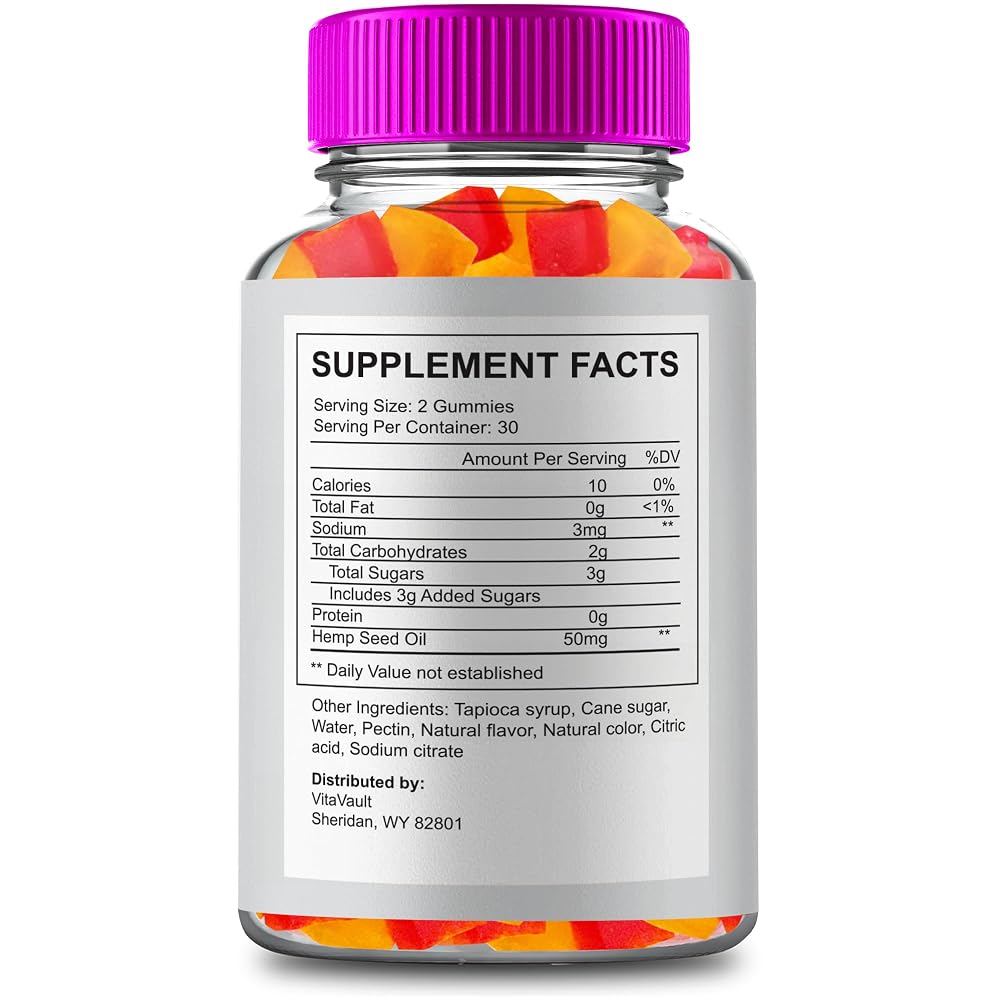 Vitavault Via Hemp Gummies Advanced Formula - 180 Count - image 2