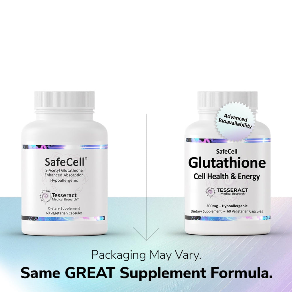 Tesseract SafeCell S-Acetyl Glutathione 300mg - 60 Capsules - image 7