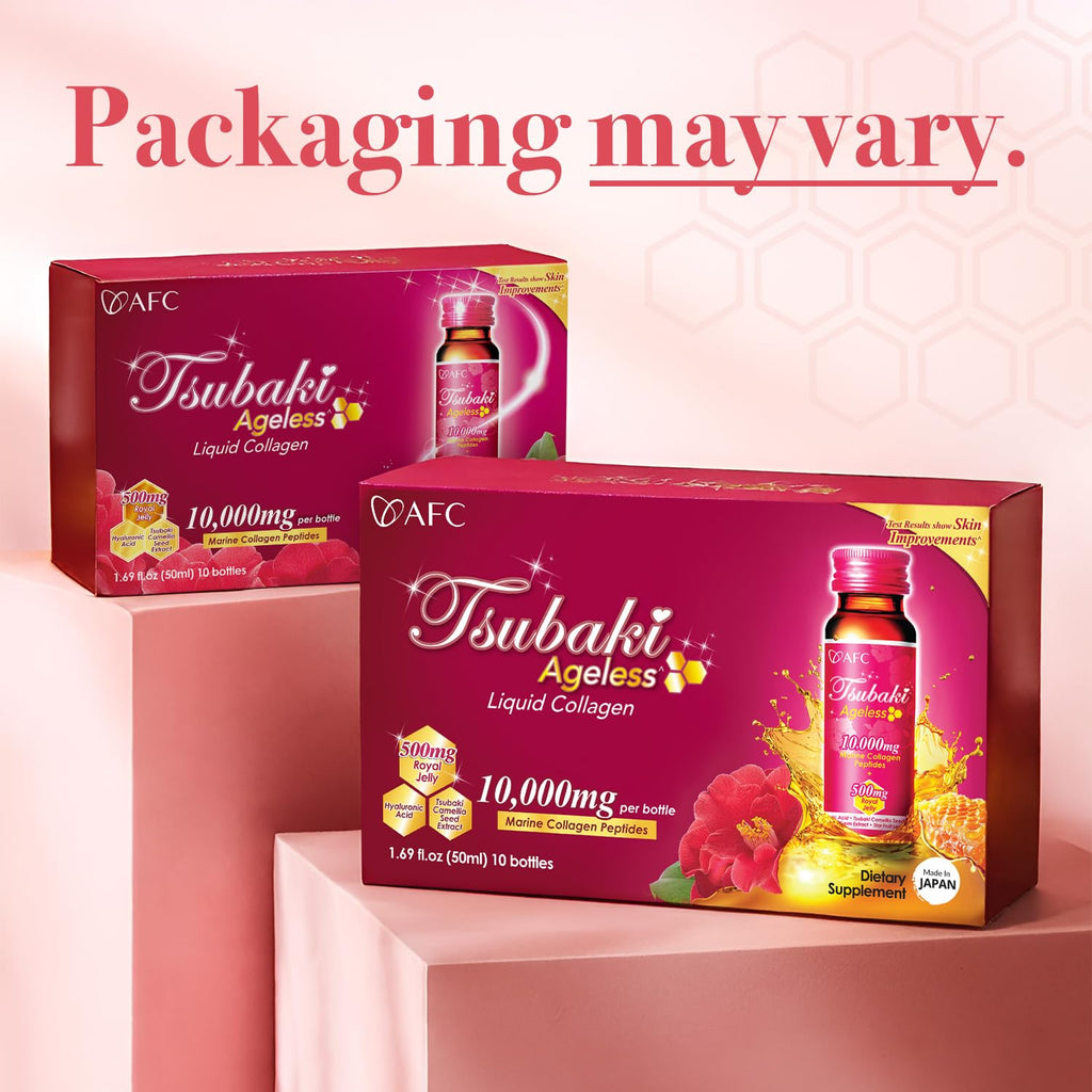AFC Tsubaki Ageless Marine Collagen Drink with Royal Jelly - 3 Pack - image 7
