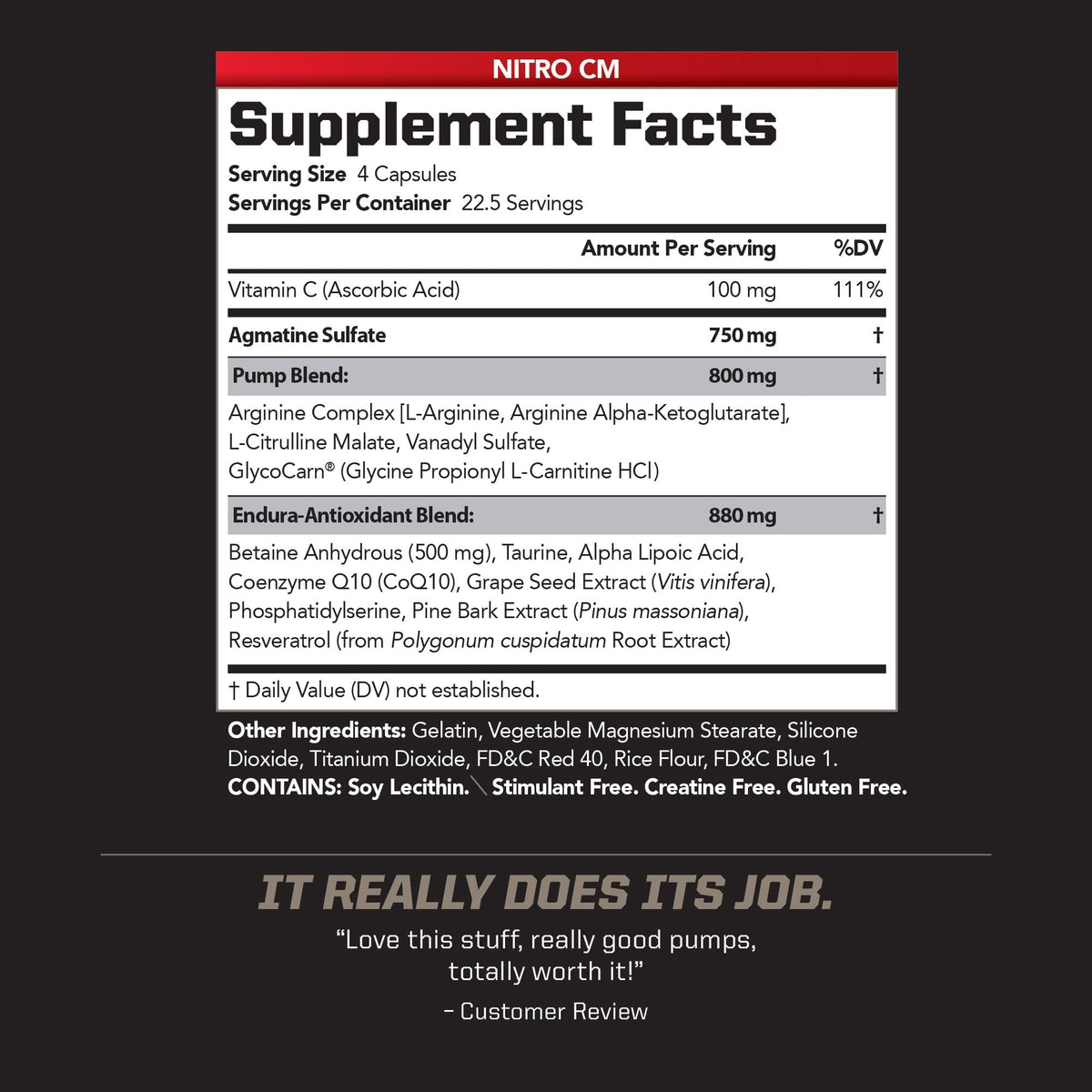 PMD Sports Nitro CM Nitric Oxide - 90 Capsules