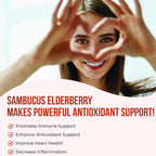 Nature4U Elderberry Immune Support Supplement - 300 Vegan Capsules - image 6