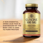 Solgar Glycine 500 mg - 100 Vegetable Capsules - image 5