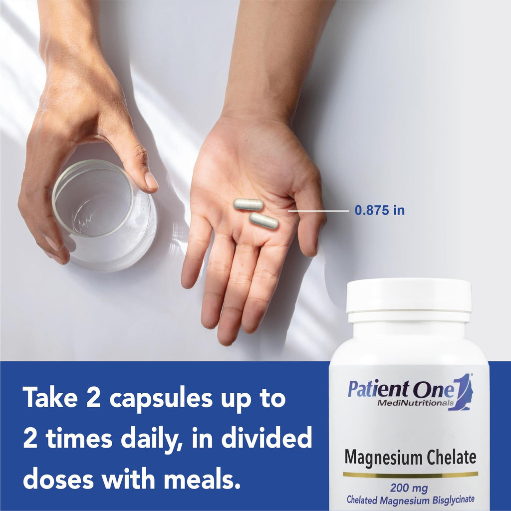 Patient One Magnesium Bisglycinate Complex 200 mg - 120 Capsules - image 3