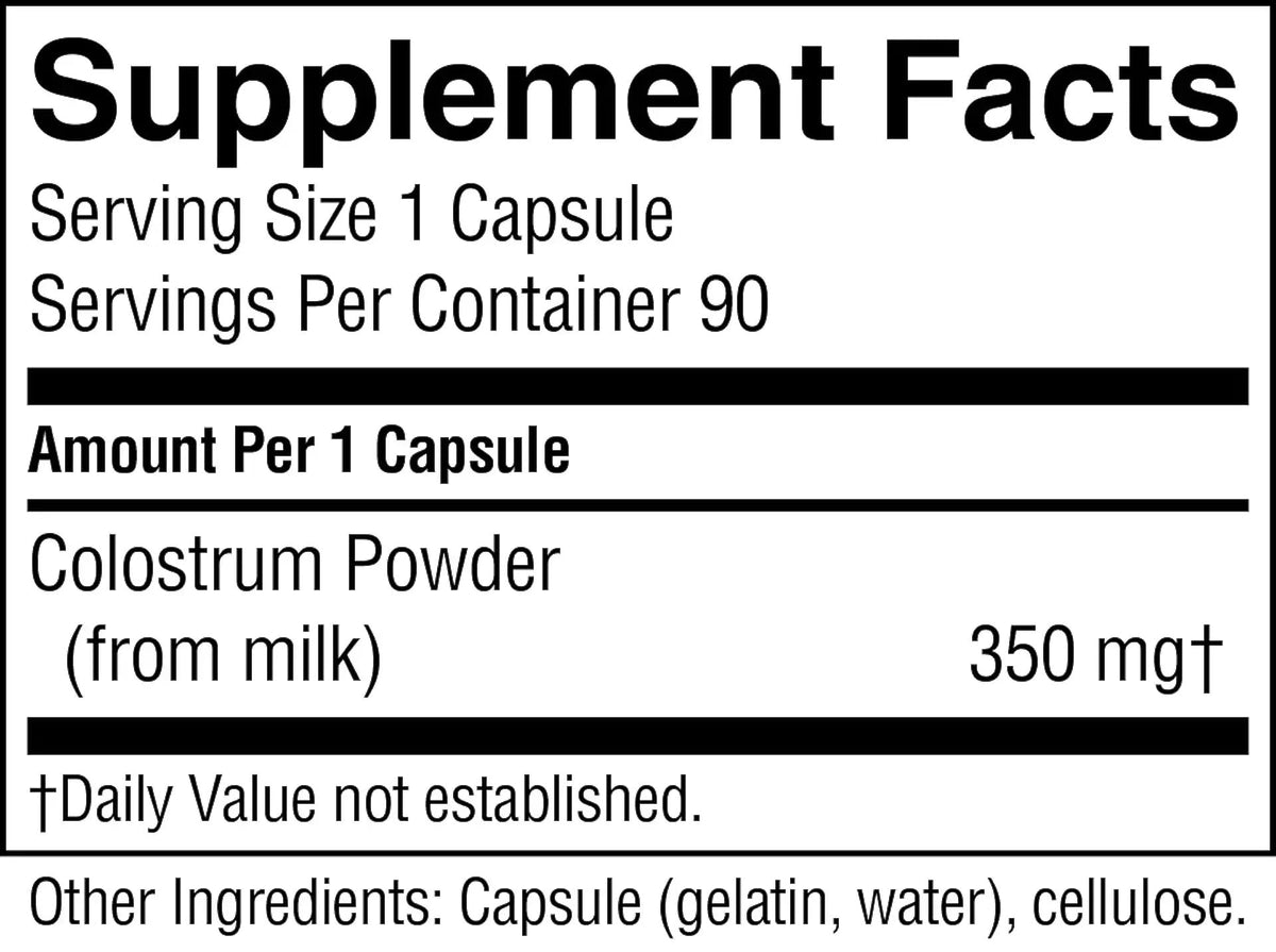 Nature's Sunshine Colostrum with Immune Factors - 60 Capsules - image 4