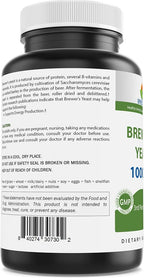 Brieofood Brewers Yeast 1000 mg - 240 Tablets - image 9