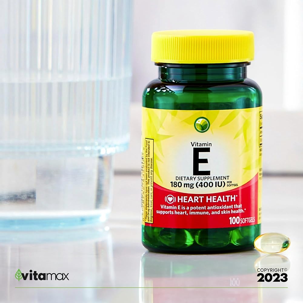 Generic Spring Valley Vitamin E 400 IU Heart Health - 200 Softgels - image 3