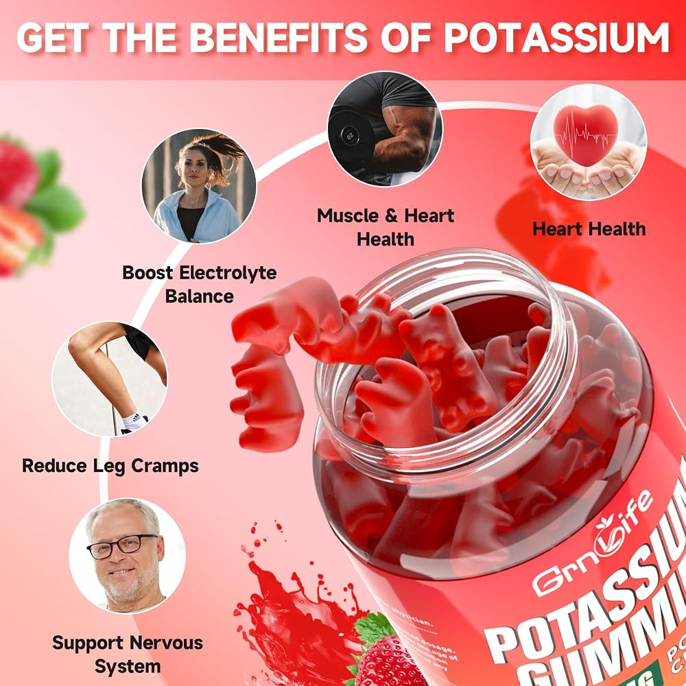 GrnLife Potassium Gummies for Adults