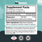 tnvitamins Magnesium Glycinate 300mg - 90 Capsules - image 2