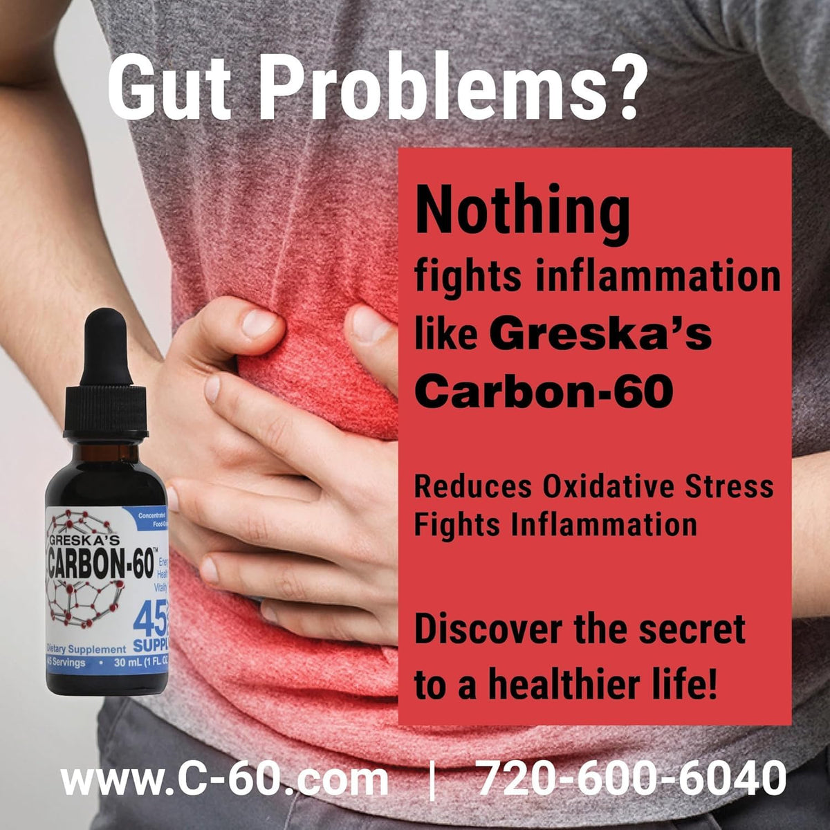 Greska's Carbon-60 Carbon 60 in Organic Sunflower Oil