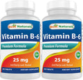 Best Naturals Vitamin B6 25mg - 500 Tablets