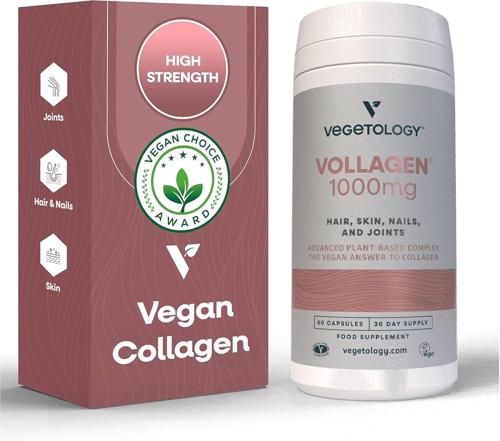 VEGETOLOGY Vollagen Plant Based Protein Complex - 60 Tablets