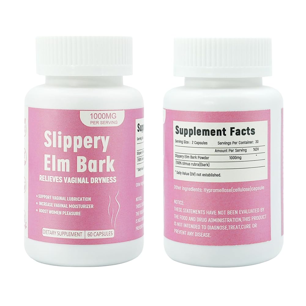 Laicuherb Slippery Elm Bark Capsules for Women - 60 Capsules - image 9