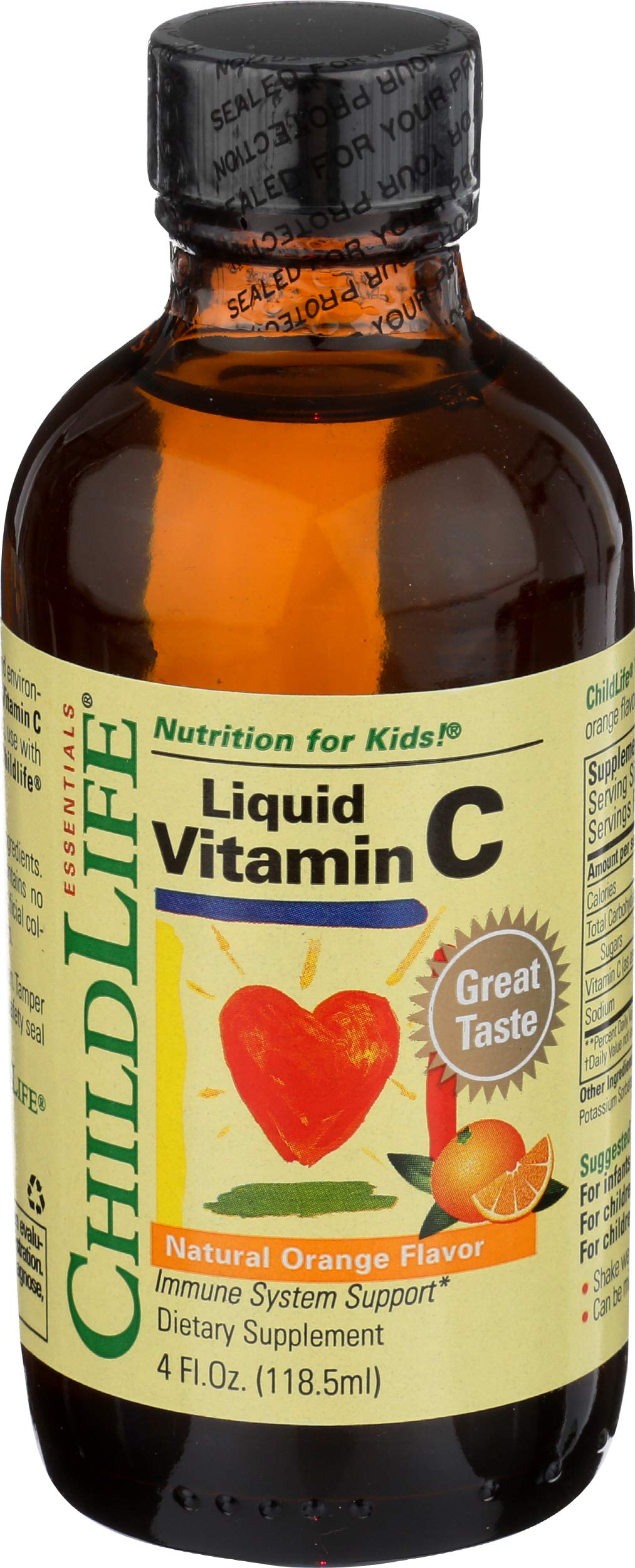 ChildLife Essentials Liquid Vitamin C Immune Support - 4 Fl Oz