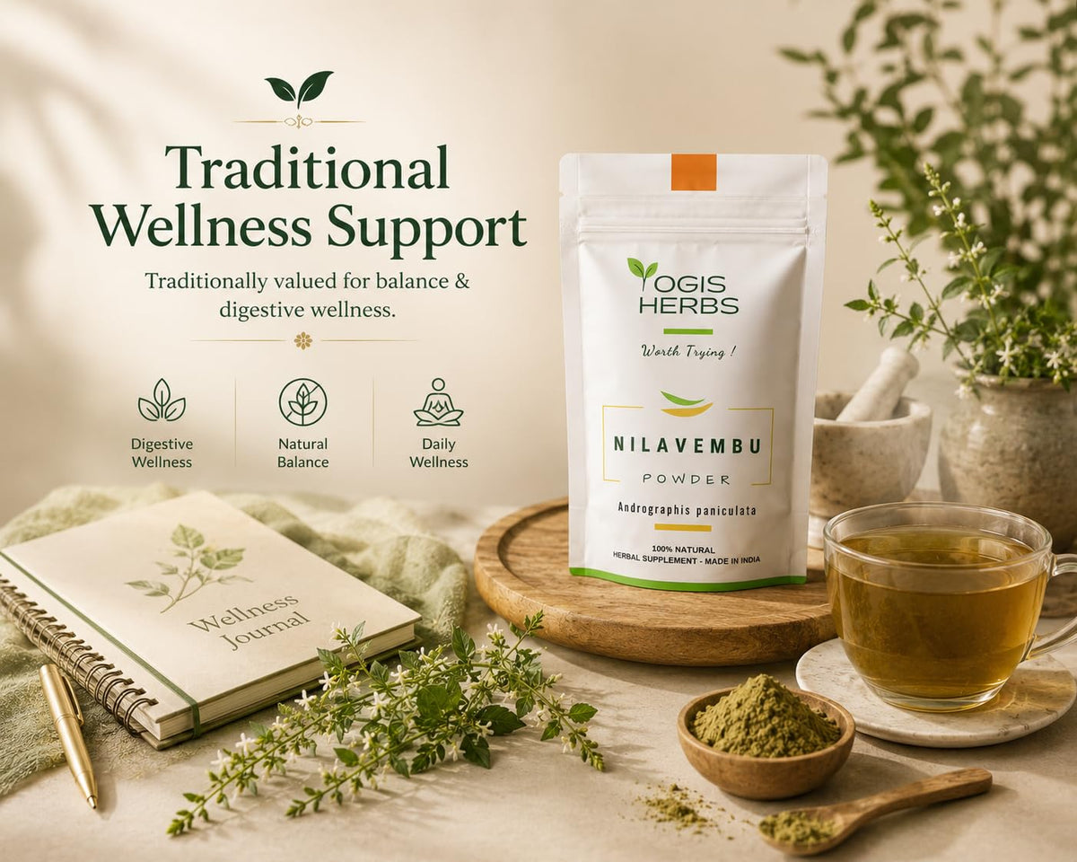 YOGIS HERBS Nilavembu Powder Andrographis Paniculata - 16 Ounce - image 7
