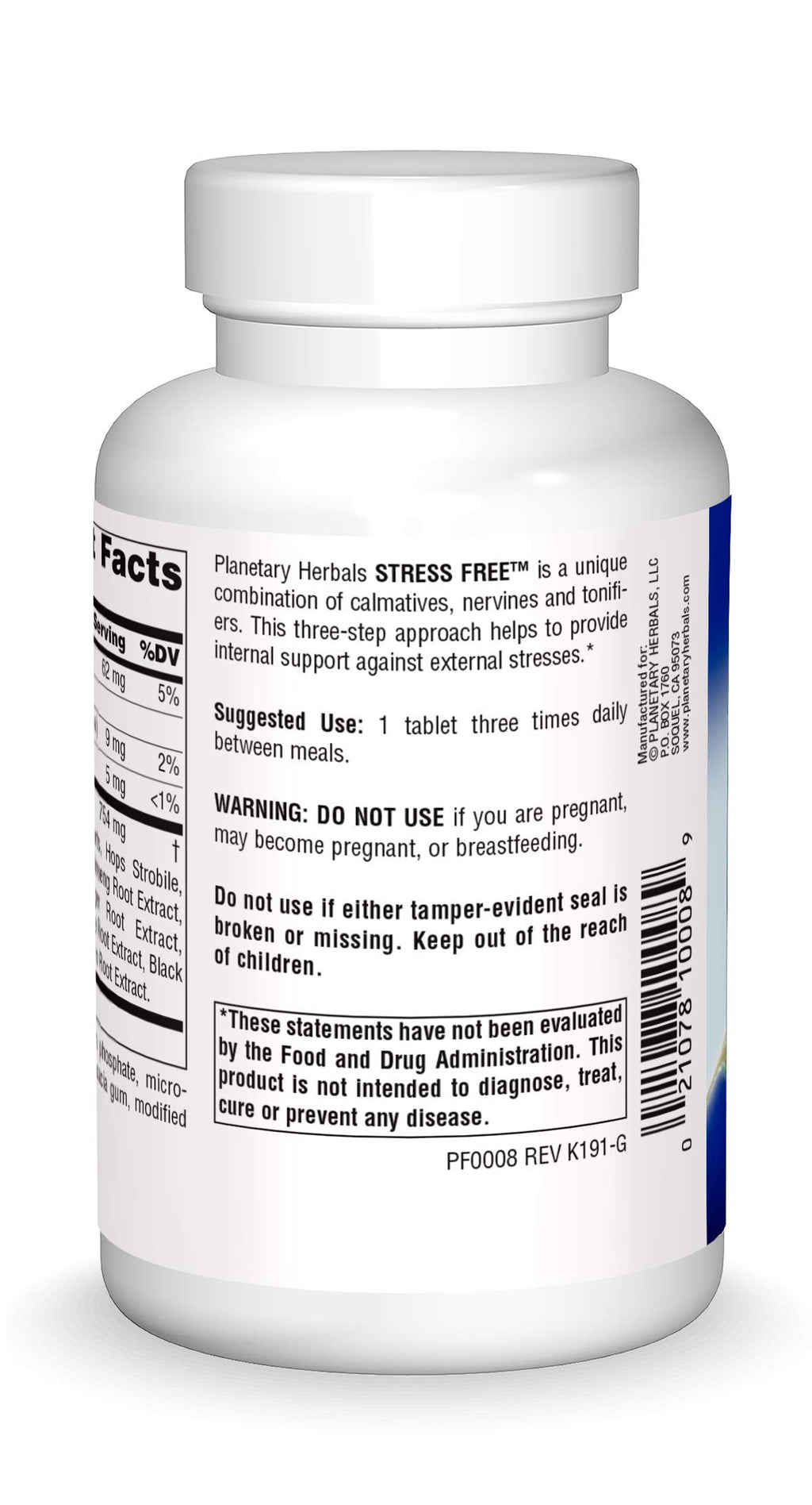 Planetary Herbals Stress Free Calm Formula - 60 Tablets - image 2
